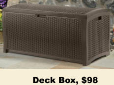 Deck Box, $98
