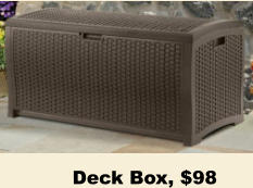 Deck Box, $98